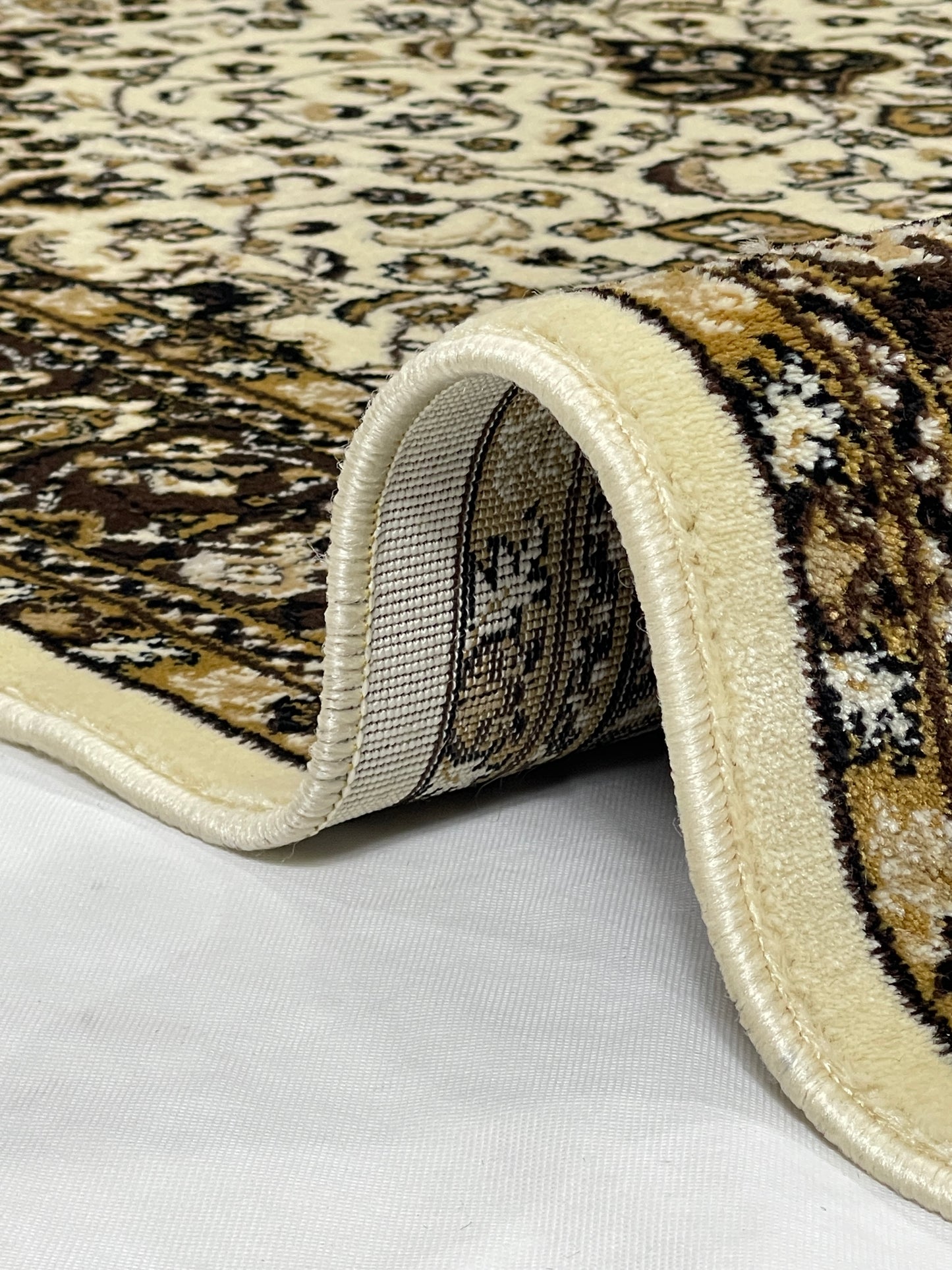 Persian polypropylene Rug,back woven(Article-21-Off White )
