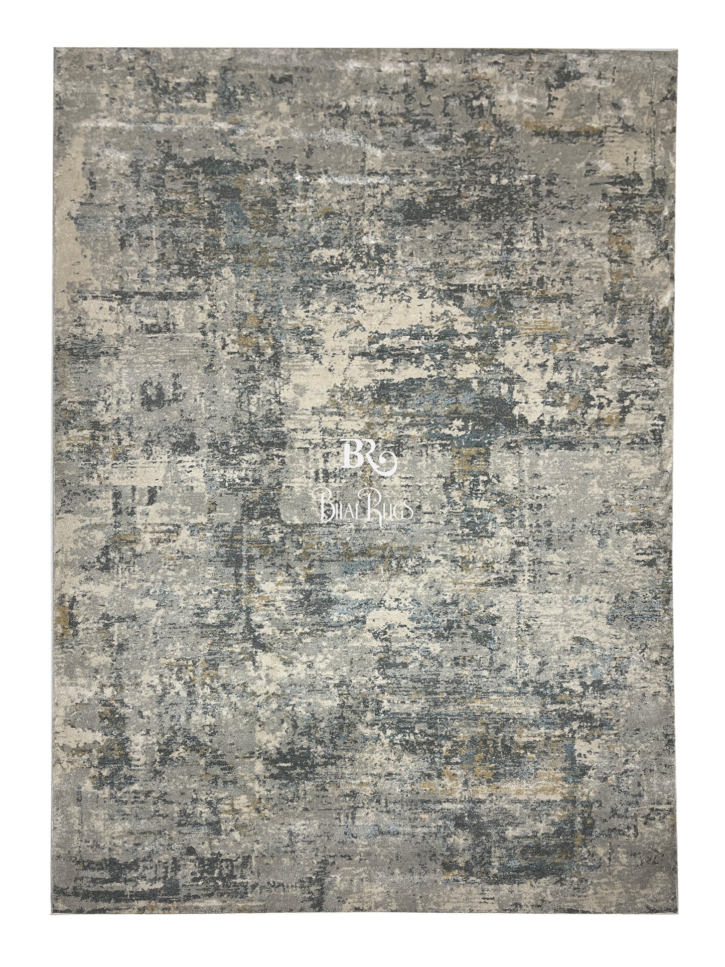 New Turkish Silk (Surya A) 
Size: 6.6 ft width x 9.6 ft length (200cm x 290cm)
Article -623- Grey