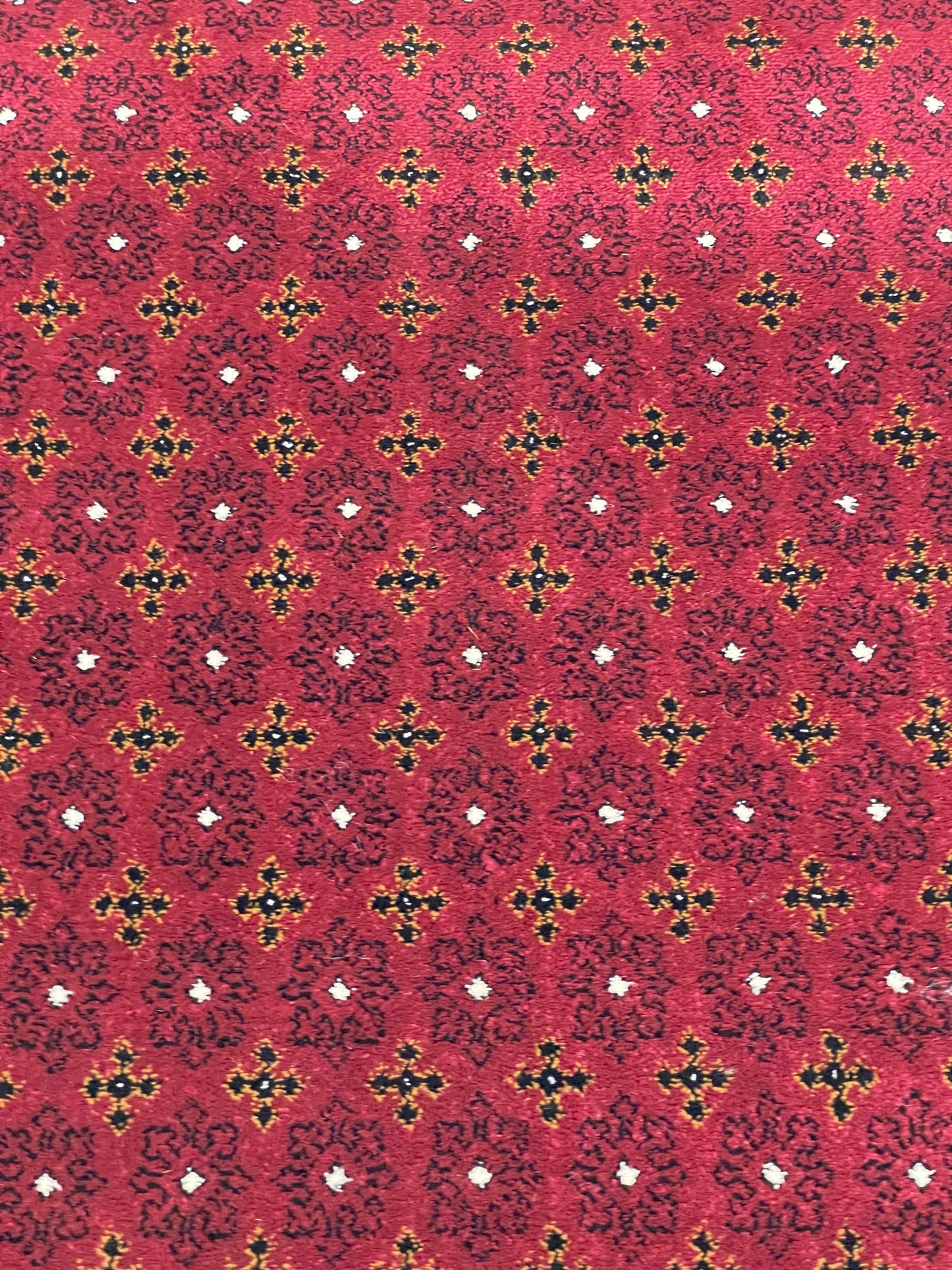 Persian Polypropylene Rug,Woven Back (Article-27-Red) Size : 3 ft width x 5 ft length (100cm x 150 cm)