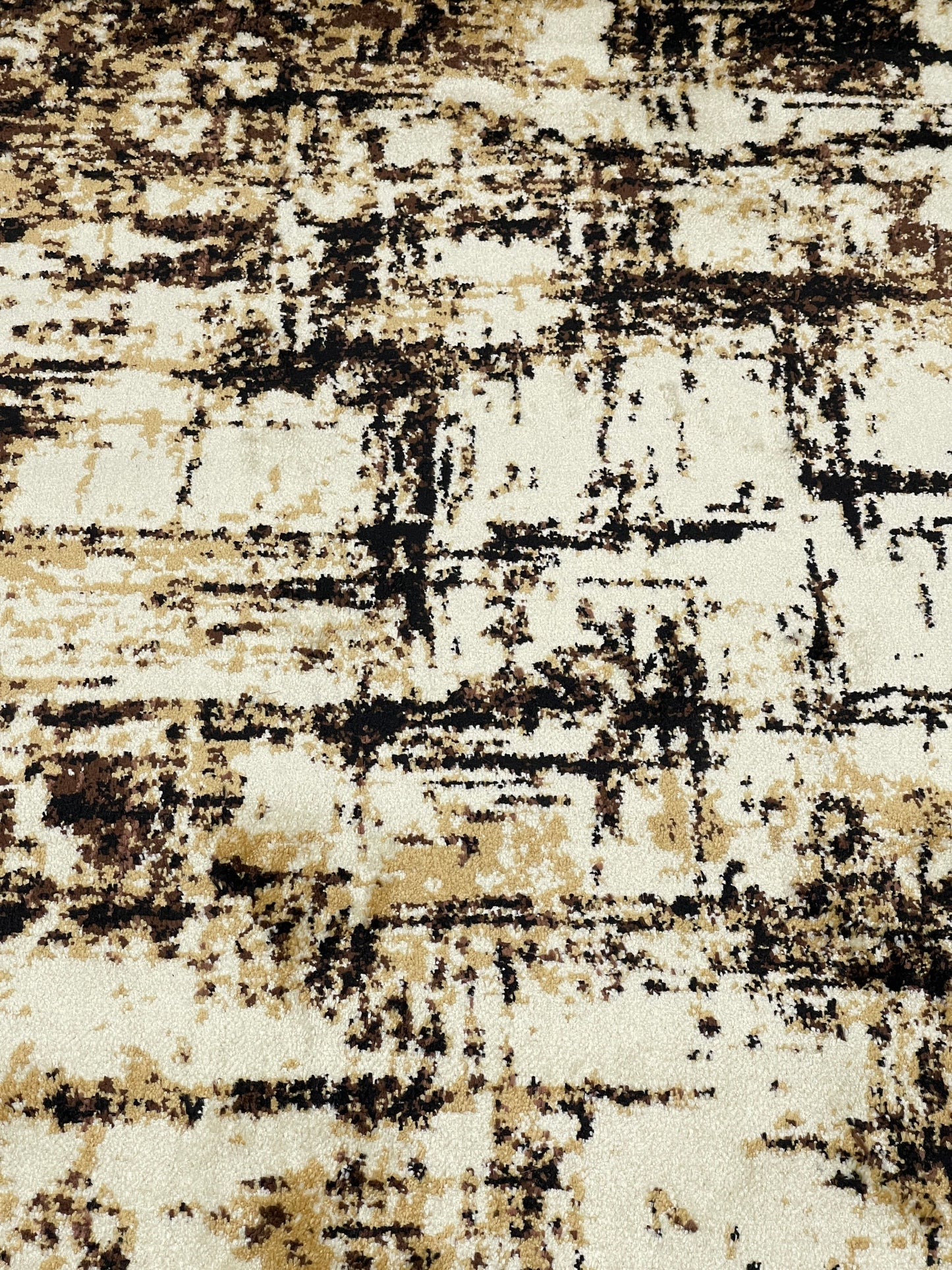 Modern polypropylene Rug,back woven(Article-664-Off white)
