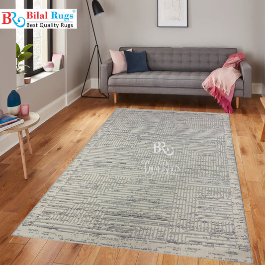 Irani Vintage Woven Rug.
 Article -2041-Off white
Size: 4 ft width x 6 ft length ( 120cm x 180 cm)