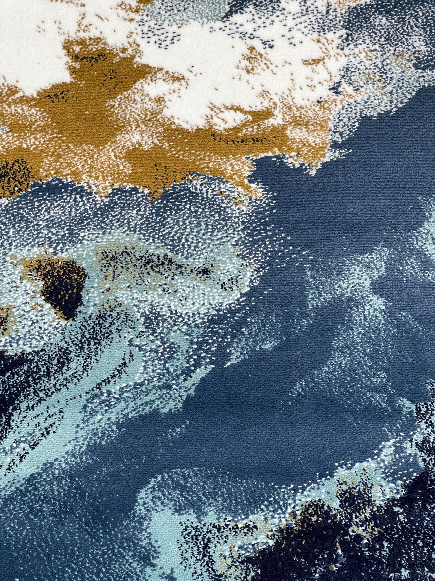 Modern Polypropylene Rug,Woven Back (Article-71-Feroze) Size : 3 ft width x 5 ft length (100cm x 150 cm)