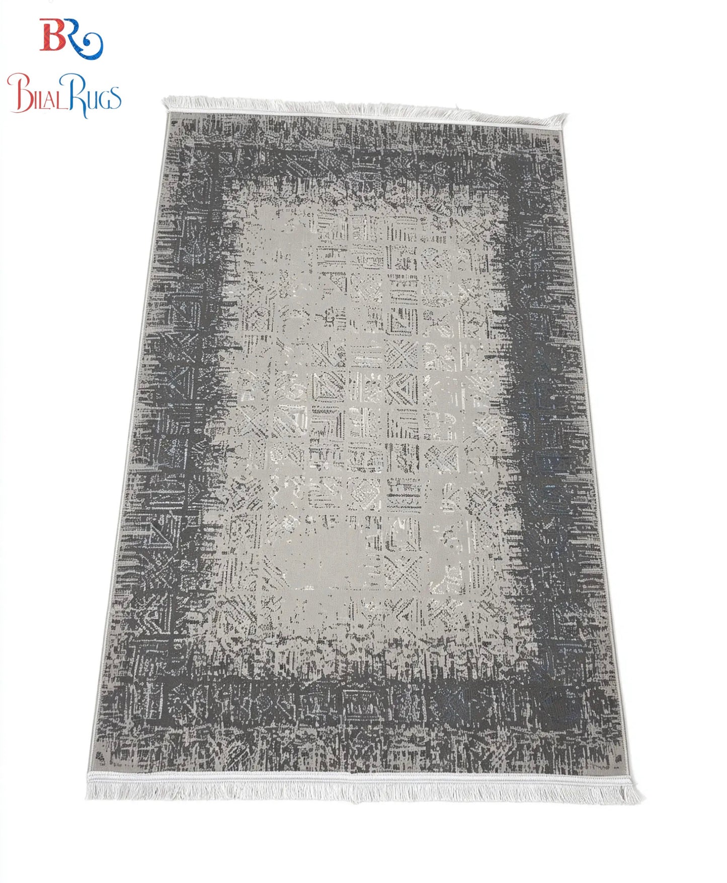 Irani viscose Rug , Woven Back
Article-319-Off white 
Size : 3 ft width x 5 ft length (100 cm x 150cm)
