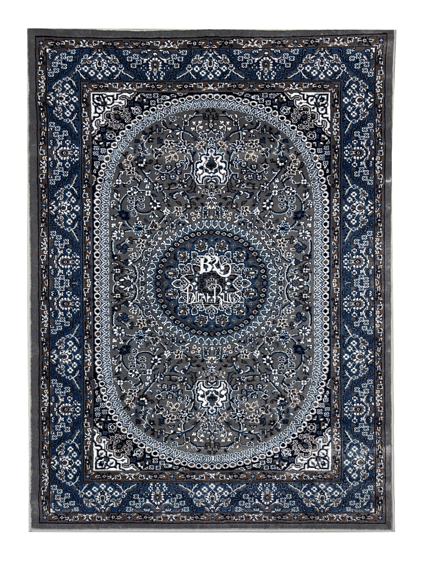 Persian Polypropylene Rug,back woven(Article-22-Grey)
Size : 5ft width  x 7.3ft length (150cm x 220cm)