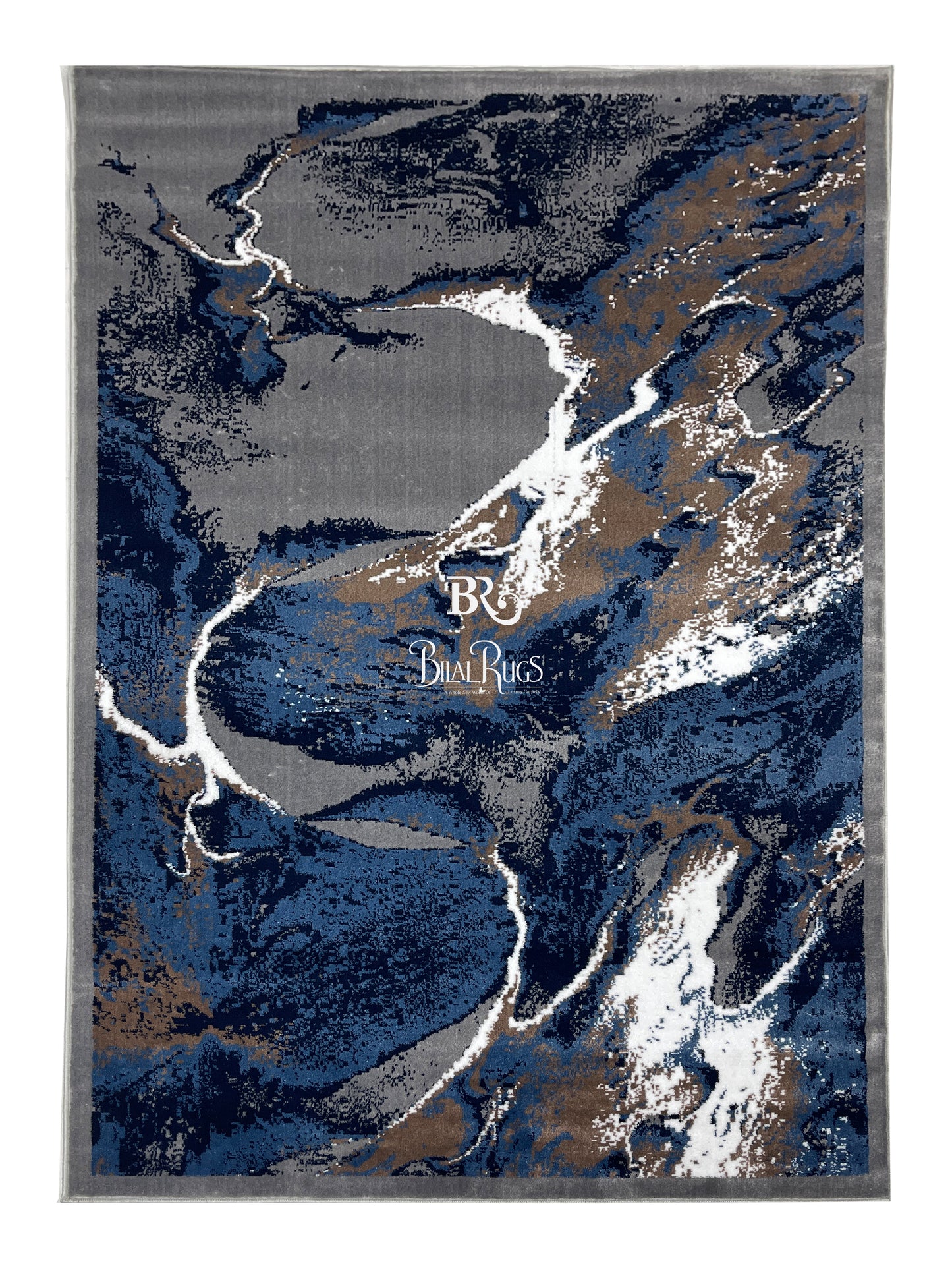 Modern polypropylene Rug,back woven(Article-304-Grey)