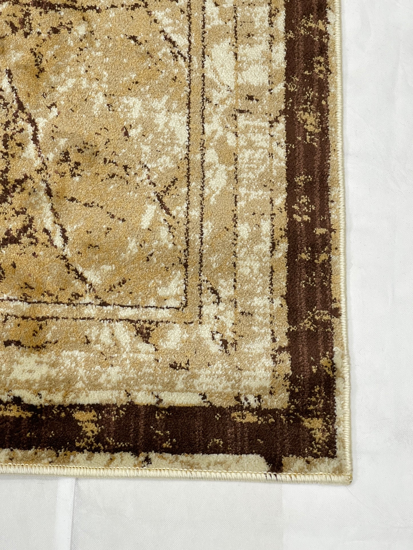 Modern polypropylene Rug,back woven(Article-566-Off white)
