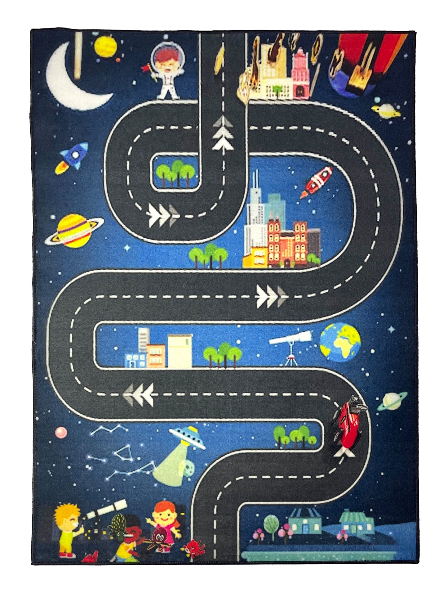 TPR Non Woven Rugs For Kids Room
Article-44- Blue