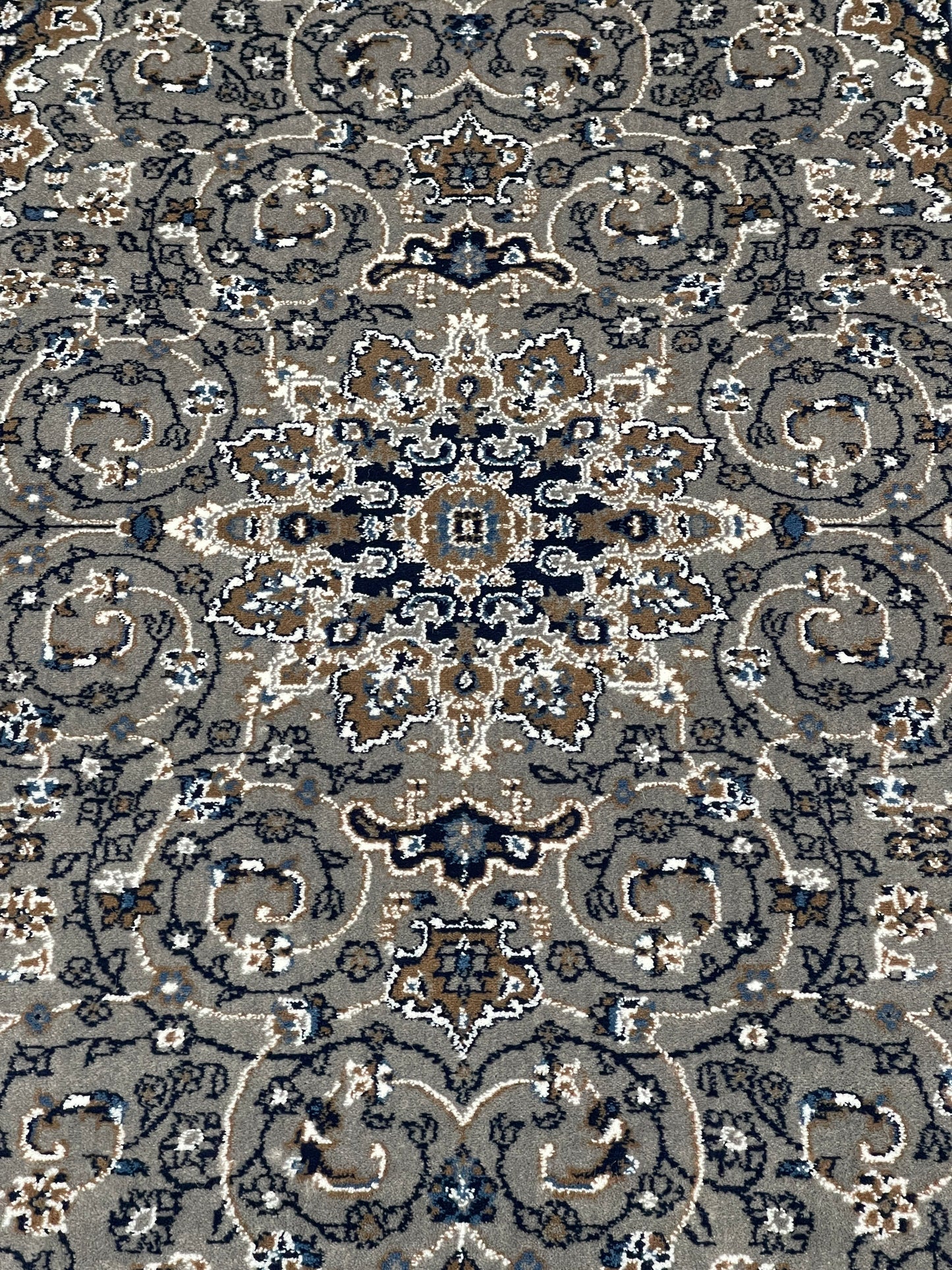 Persian Polypropylene Rug,back woven(Article-19-Grey)