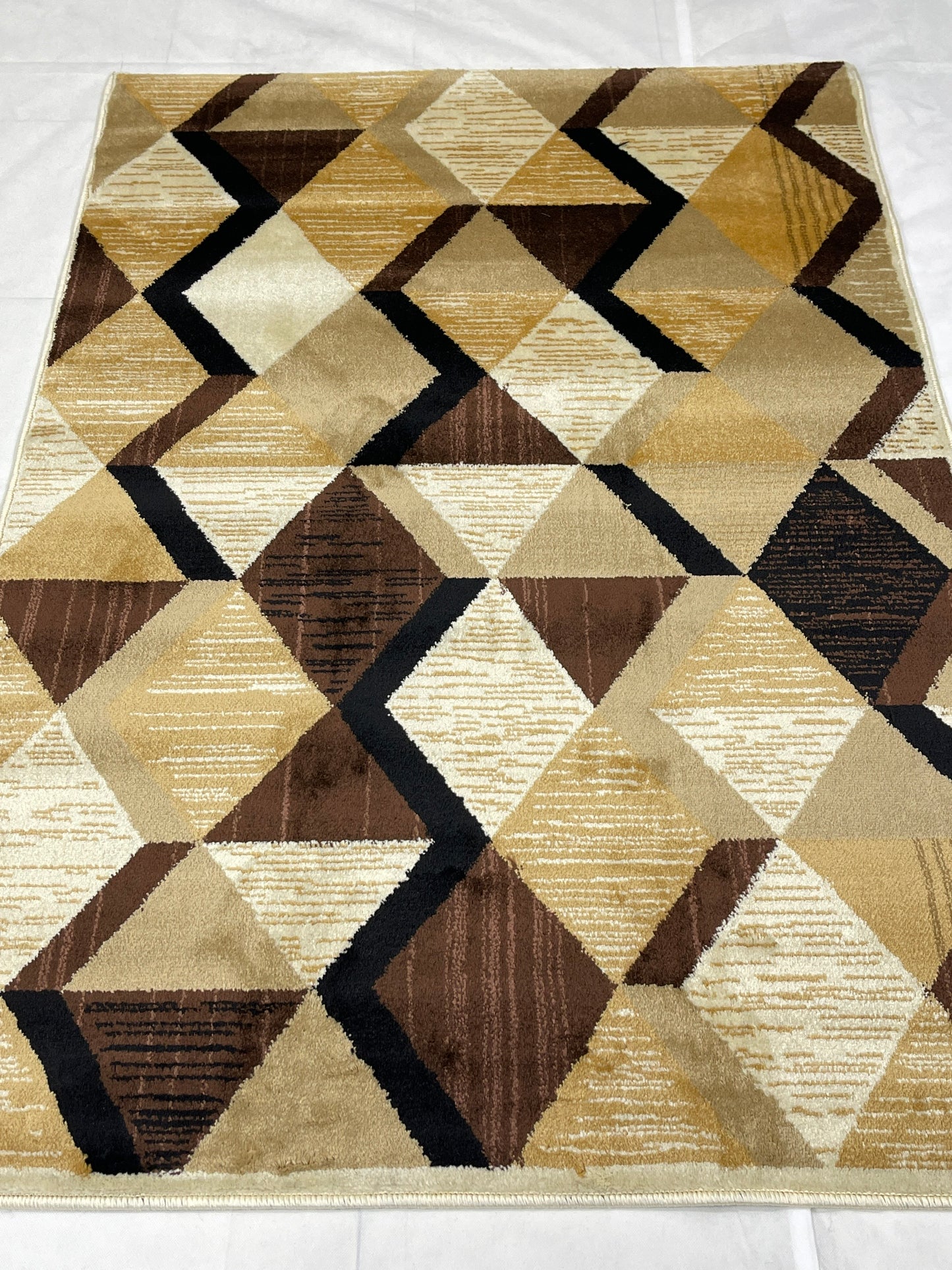 Modern polypropylene Rug,back woven(Article-663-Off white)