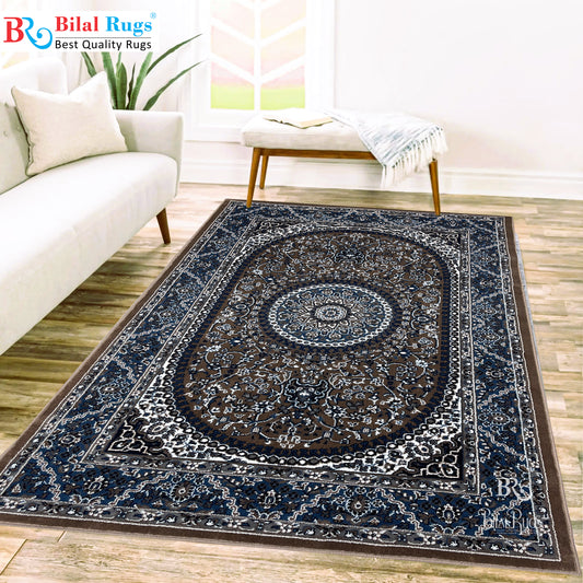 Persian  Polypropylene Rug,back woven(Article-22-Mink)
Size : 5ft width  x 7.3ft length (150cm x 220cm)
