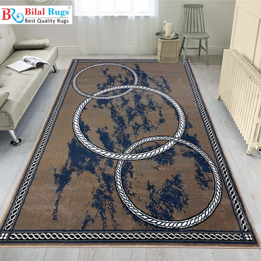 Modern polypropylene Rug,back woven(Article-766-Mink)
Size : 5ft width  x 7.3ft length (150cm x 220cm)