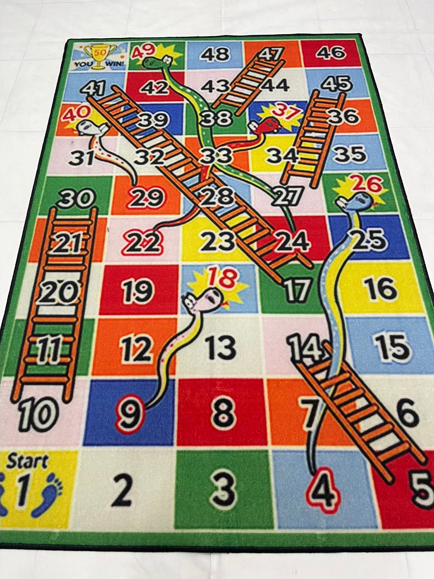 TPR Non Woven Ludo Rug For Kids Room
Article-78-Multi
