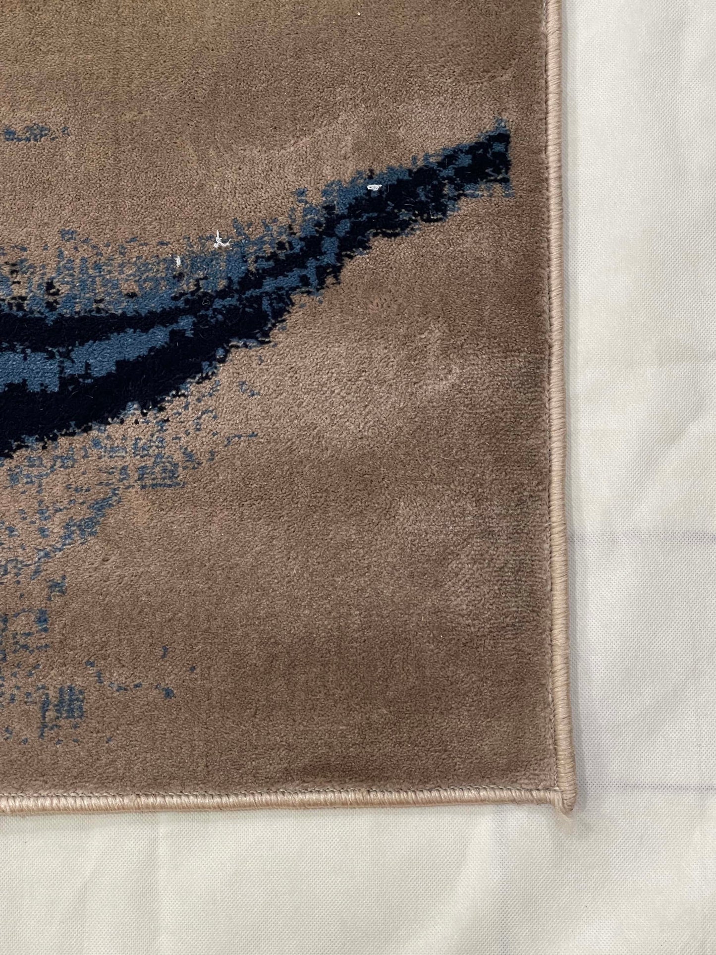 Modern  polypropylene Rug,back woven(Article-4687-Mink,Blue)