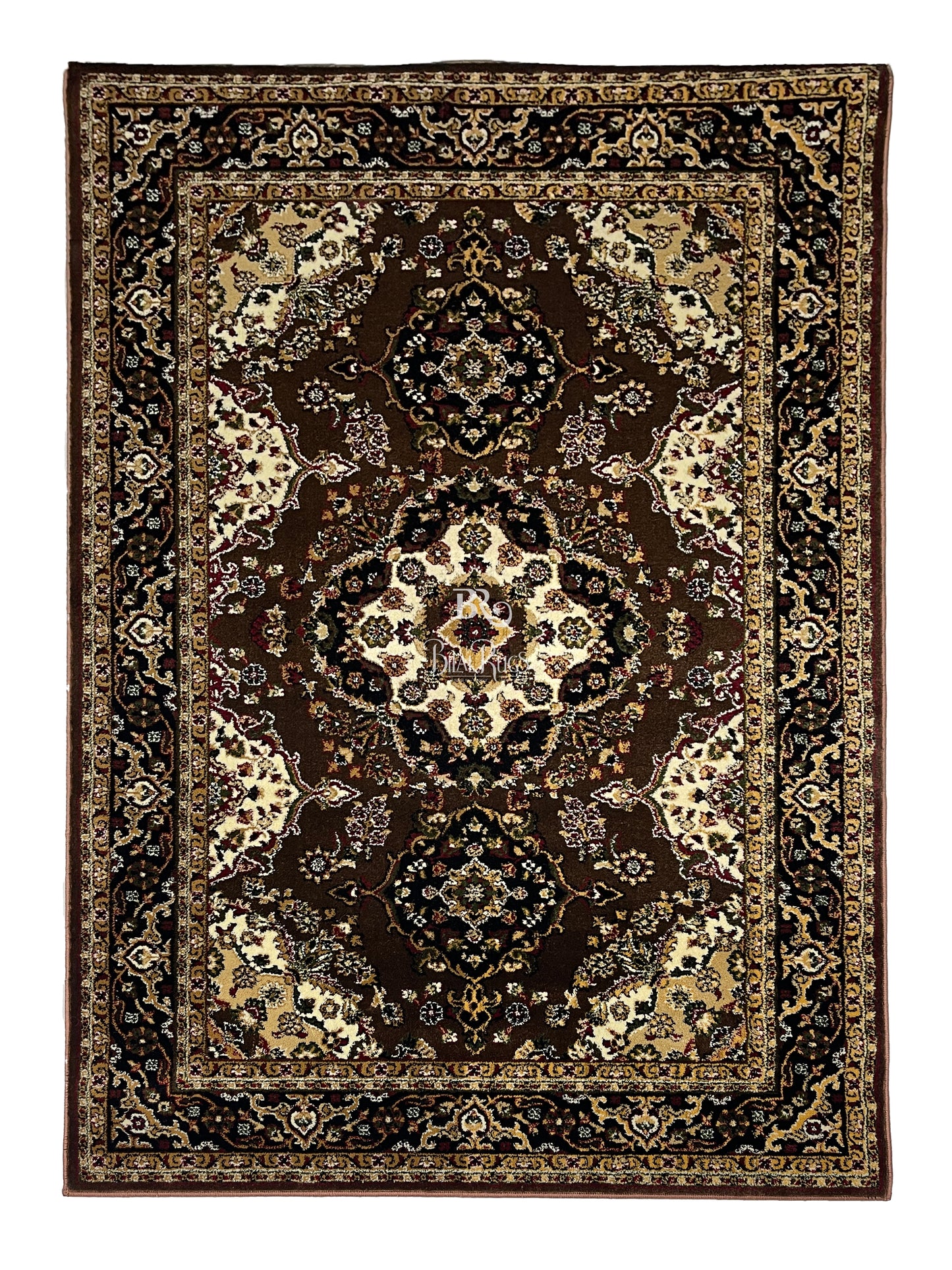 Persian Polypropylene Rug,back woven(Article-28-Brown)
Size : 5ft width  x 7.3ft length (150cm x 220cm)