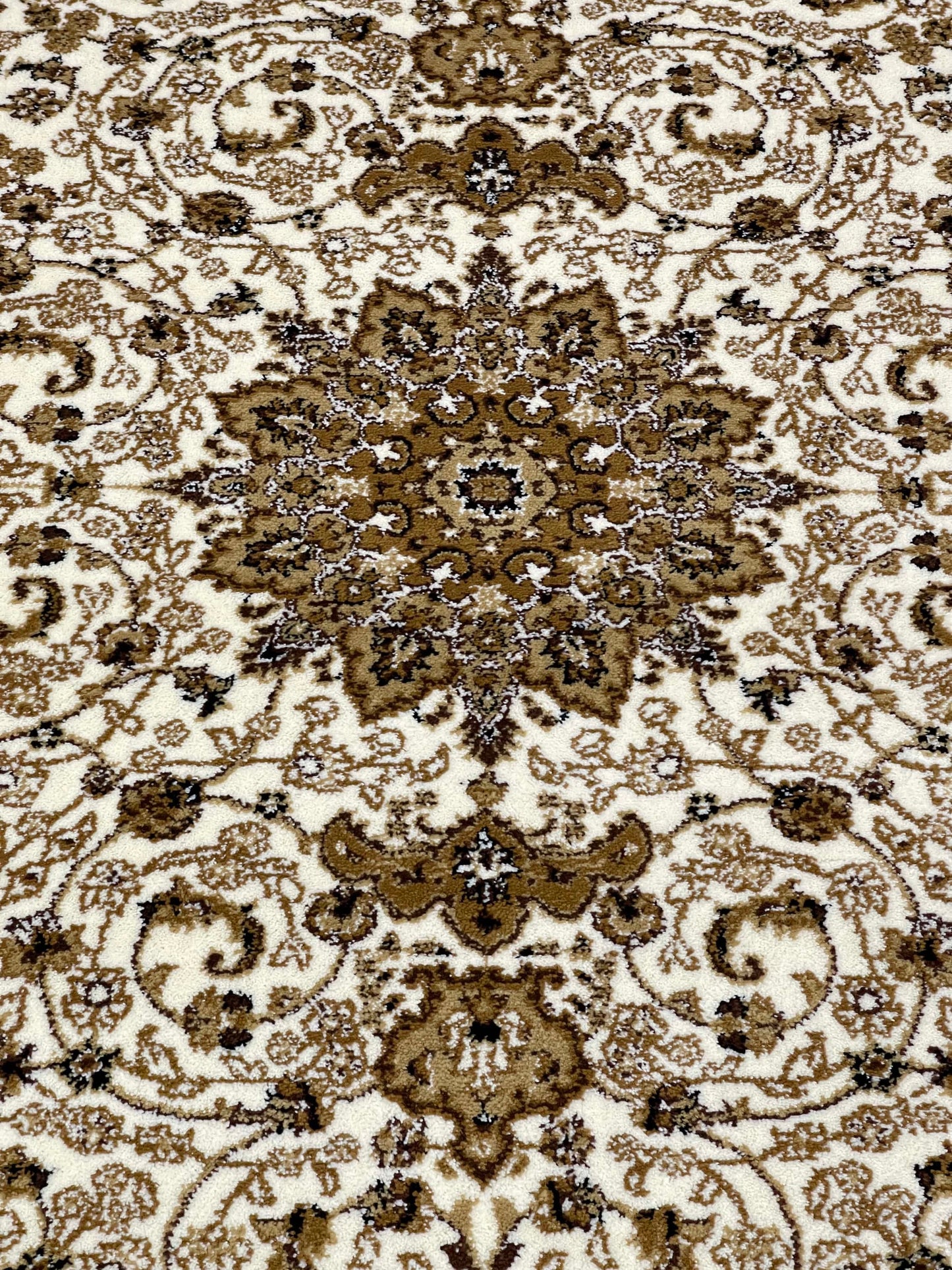 Persian polypropylene Rug,back woven(Article-19-Off white)