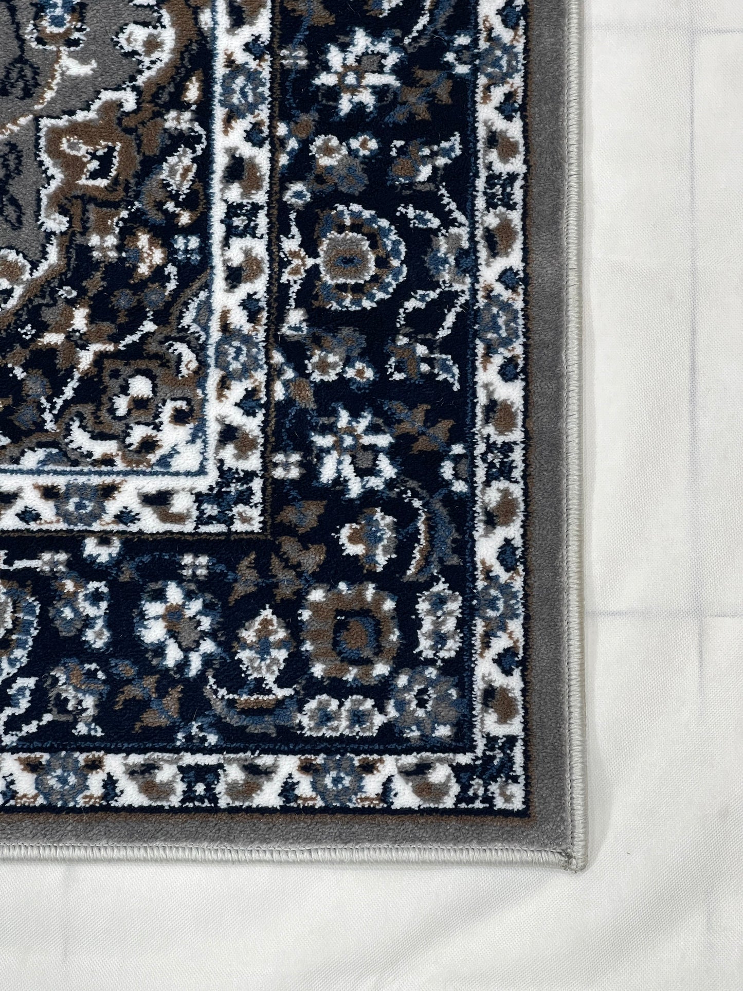 Persian Polypropylene Rug,back woven(Article-19-Grey)