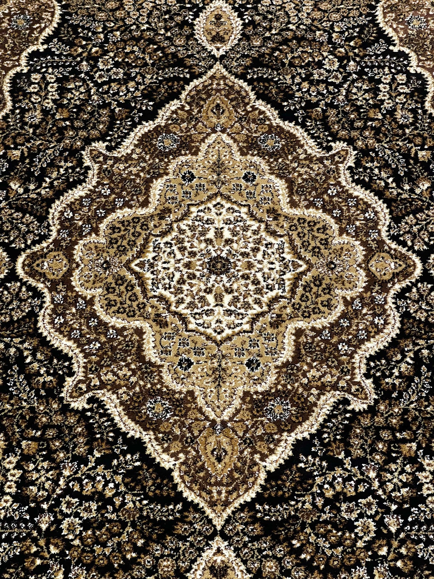 Persian  Polypropylene Woven Rug💥
Article-19-Black