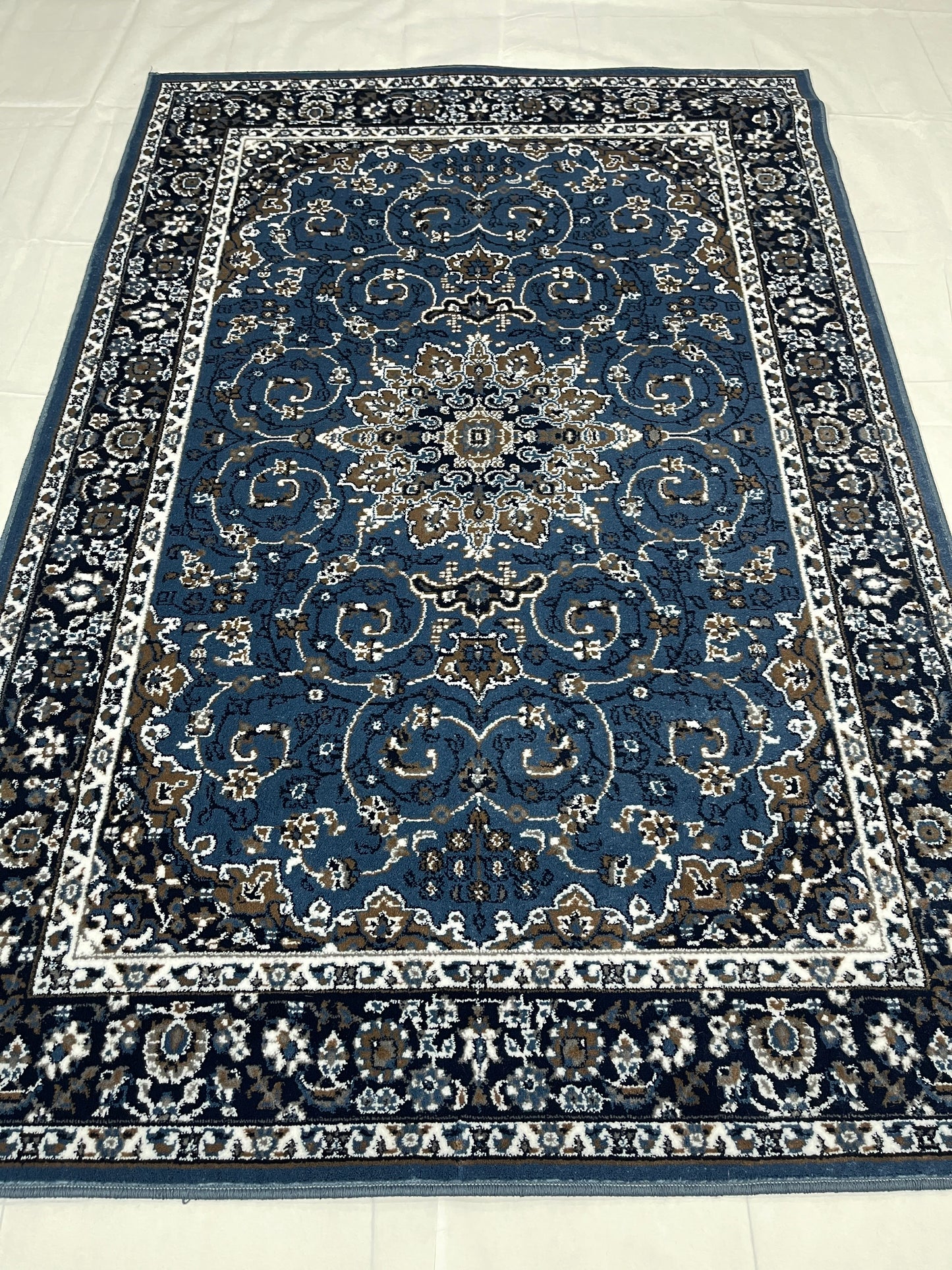 Persian polypropylene Rug,back woven(Article-19-Blue)
5 ft width x 7.3 ft length