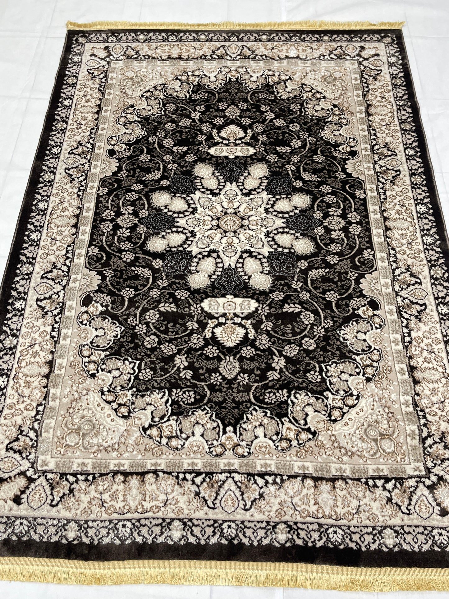 Turkish Top Quality Silk.(Article-1056-Brown)