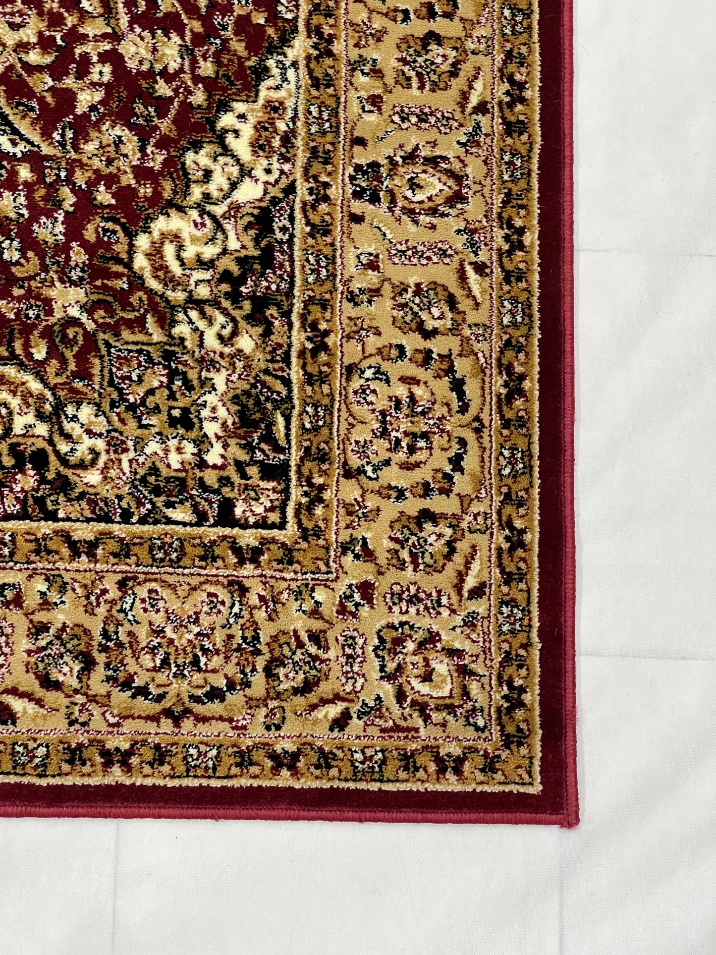 Persian polypropylene Rug,back woven(Article-20-Red)