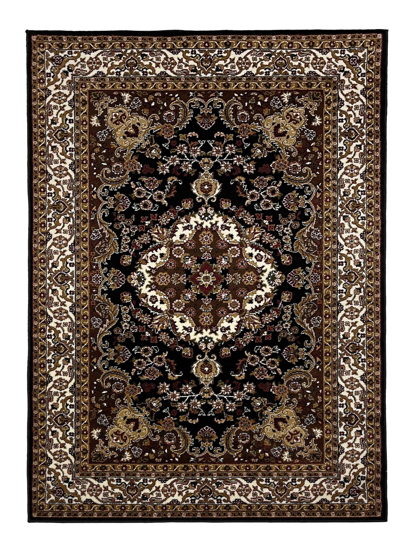 Persian  Polypropylene Woven Rug💥
Article-717-Black