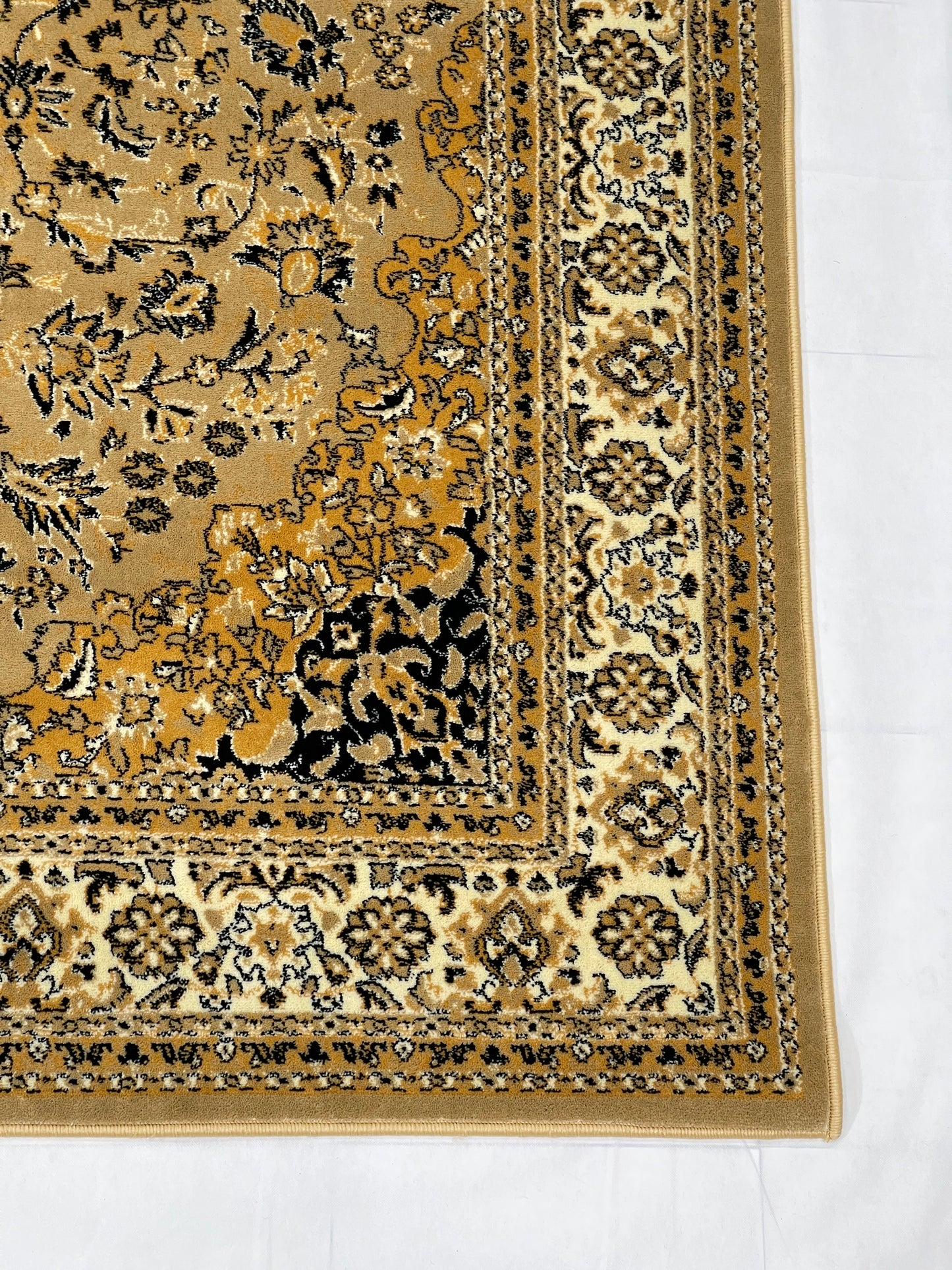 Persian polypropylene Rug,back woven(Article-01-Beige)
Size : 6.6 ft width x 9.6 ft length (200cm x 290cm)