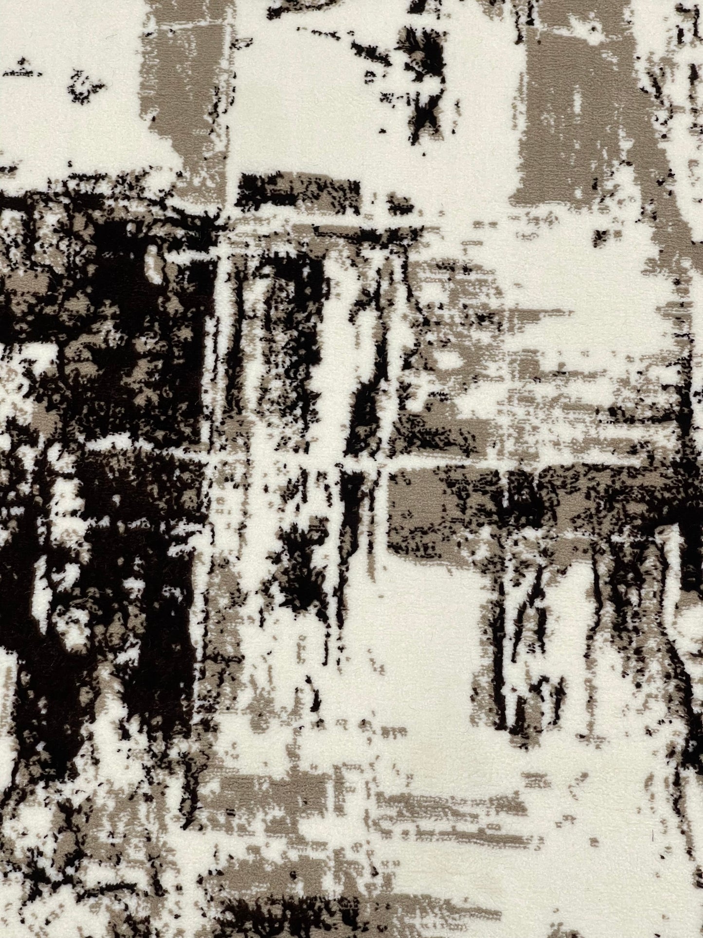 Polyester Silk Woven Rug.(Article-1453-Brown) Size : 3 ft width x 5 ft length ( 100cm x 150cm)