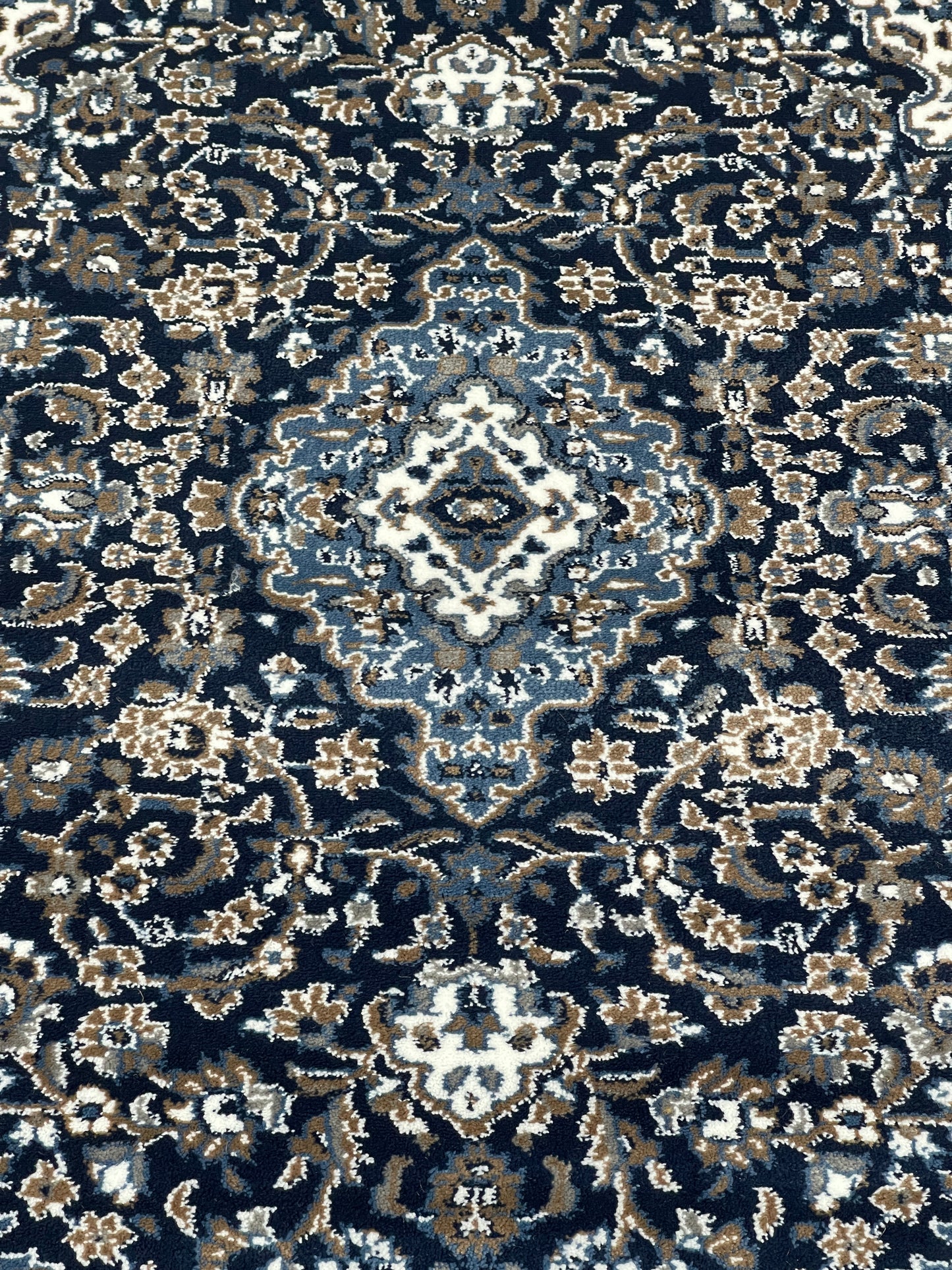 Persian Polypropylene Rug,Woven Back (Article-01-Blue) Size : 3 ft width x 5 ft length (100cm x 150 cm)