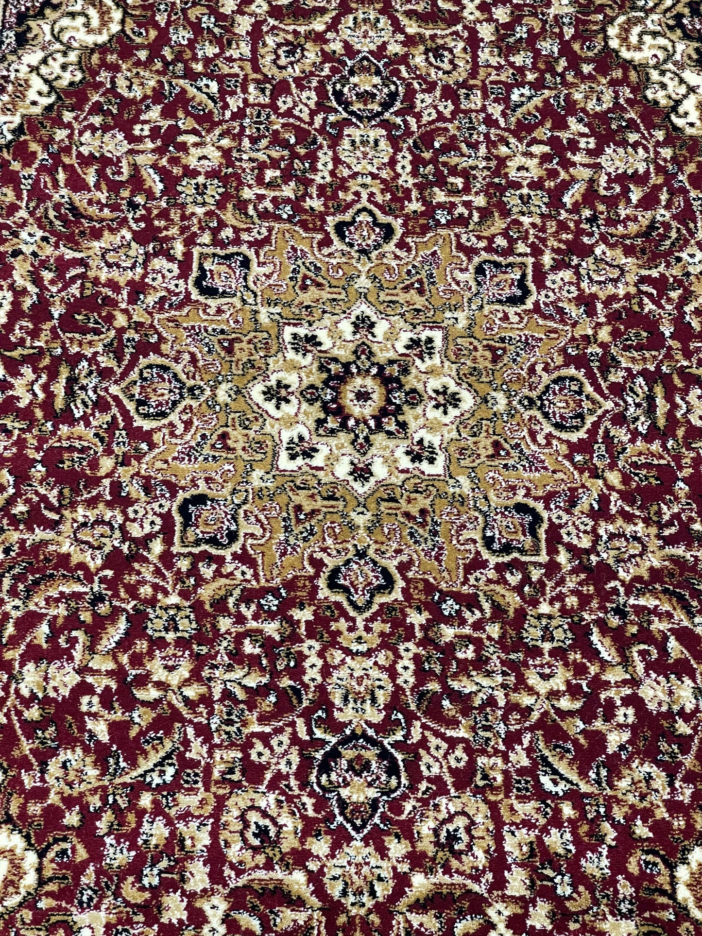 Persian polypropylene Rug,back woven(Article-20-Red)
