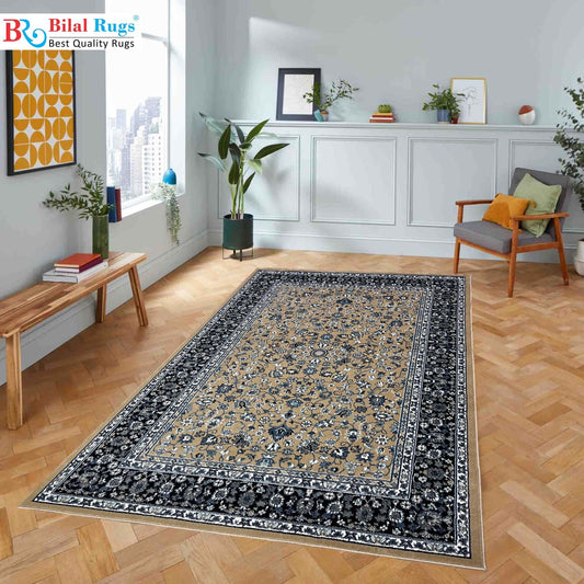 Persian polypropylene Rug,back woven(Article-140-Mink)