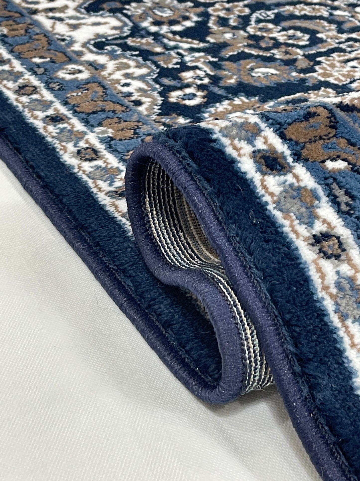 Persian Polypropylene Rug,Woven Back (Article-01-Blue) Size : 3 ft width x 5 ft length (100cm x 150 cm)