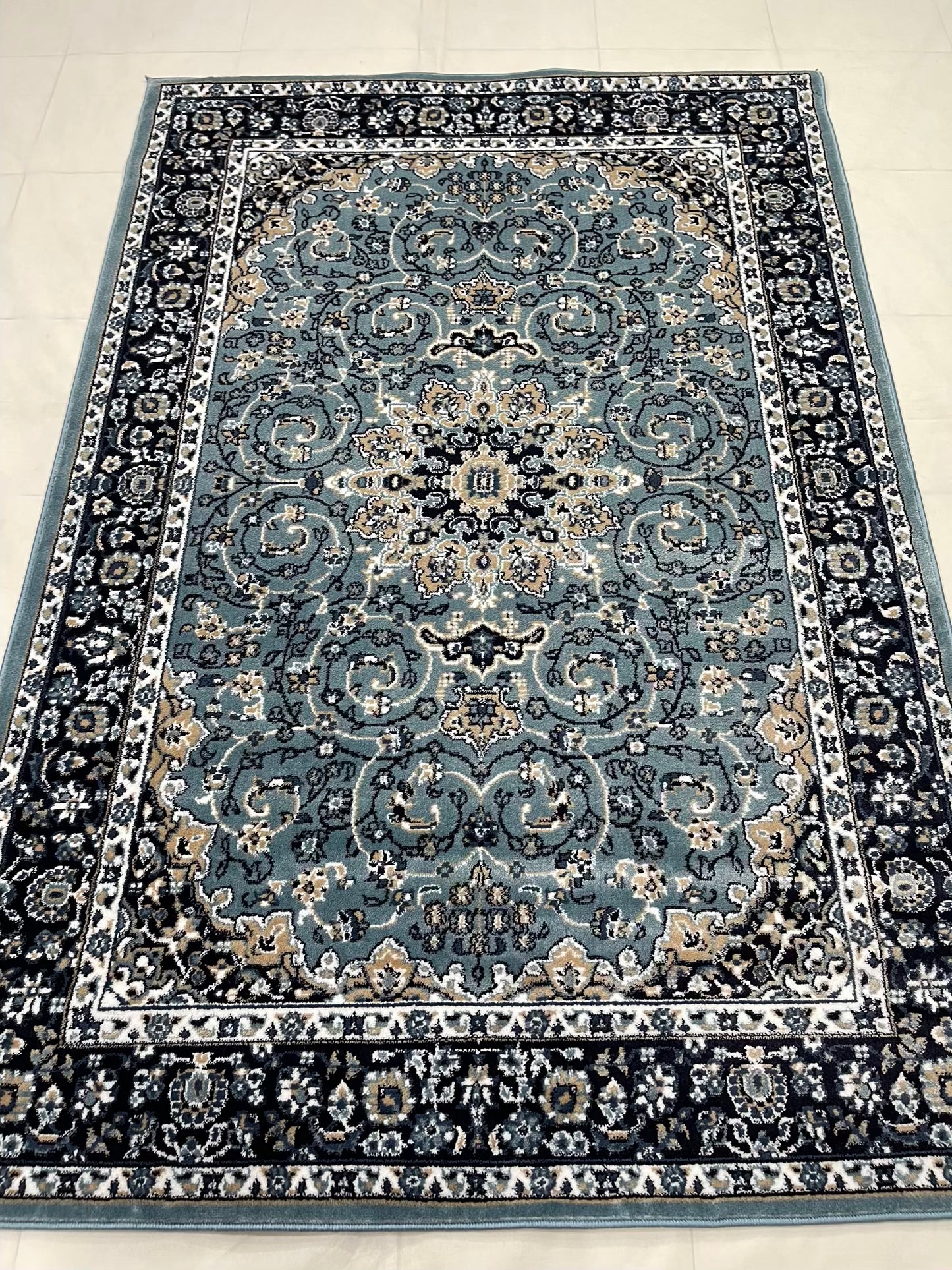 Persian polypropylene Rug,back woven(Article-20-Feroze )