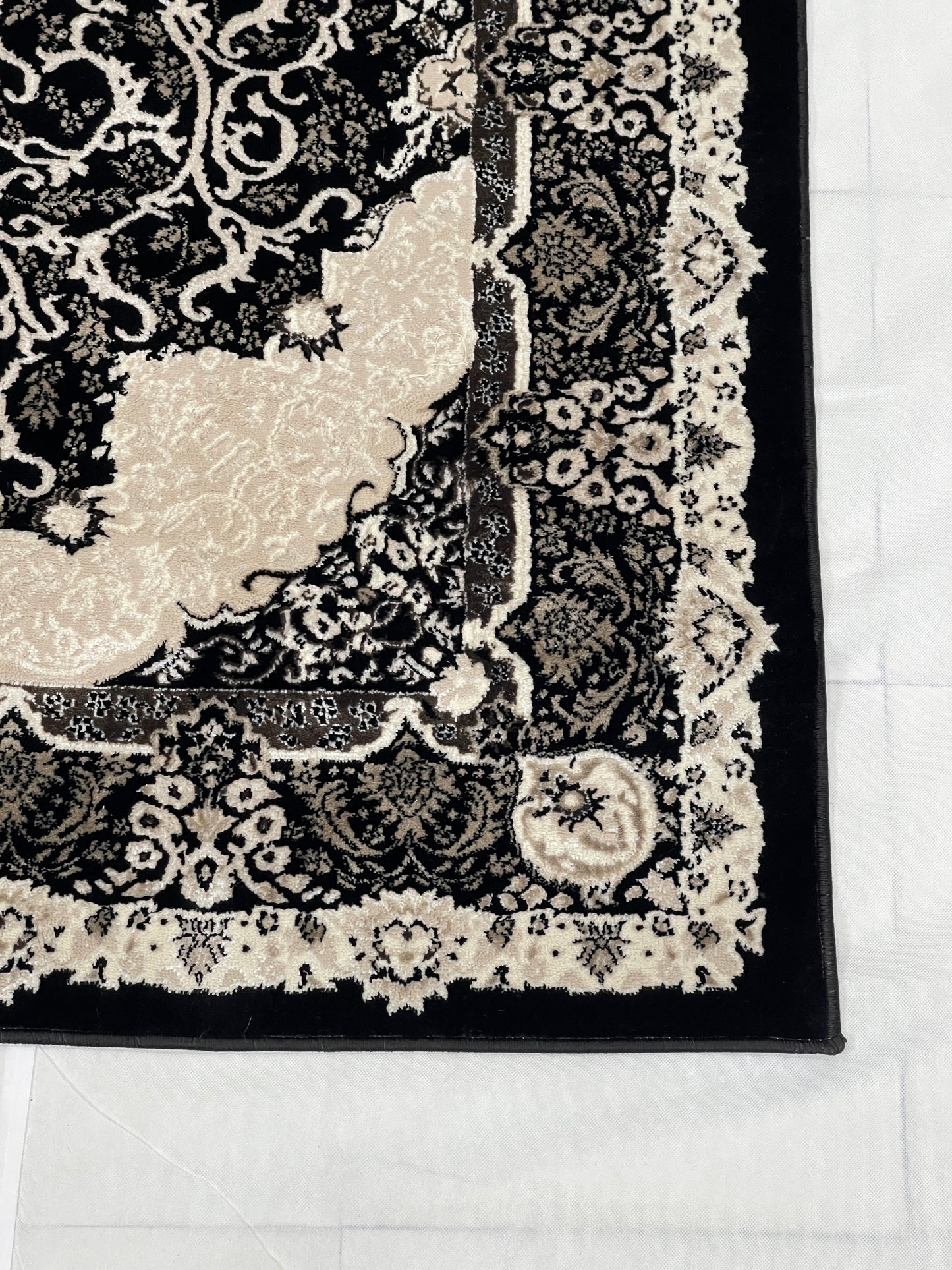 Turkish Top Quality Silk.(Article-1052-Black)