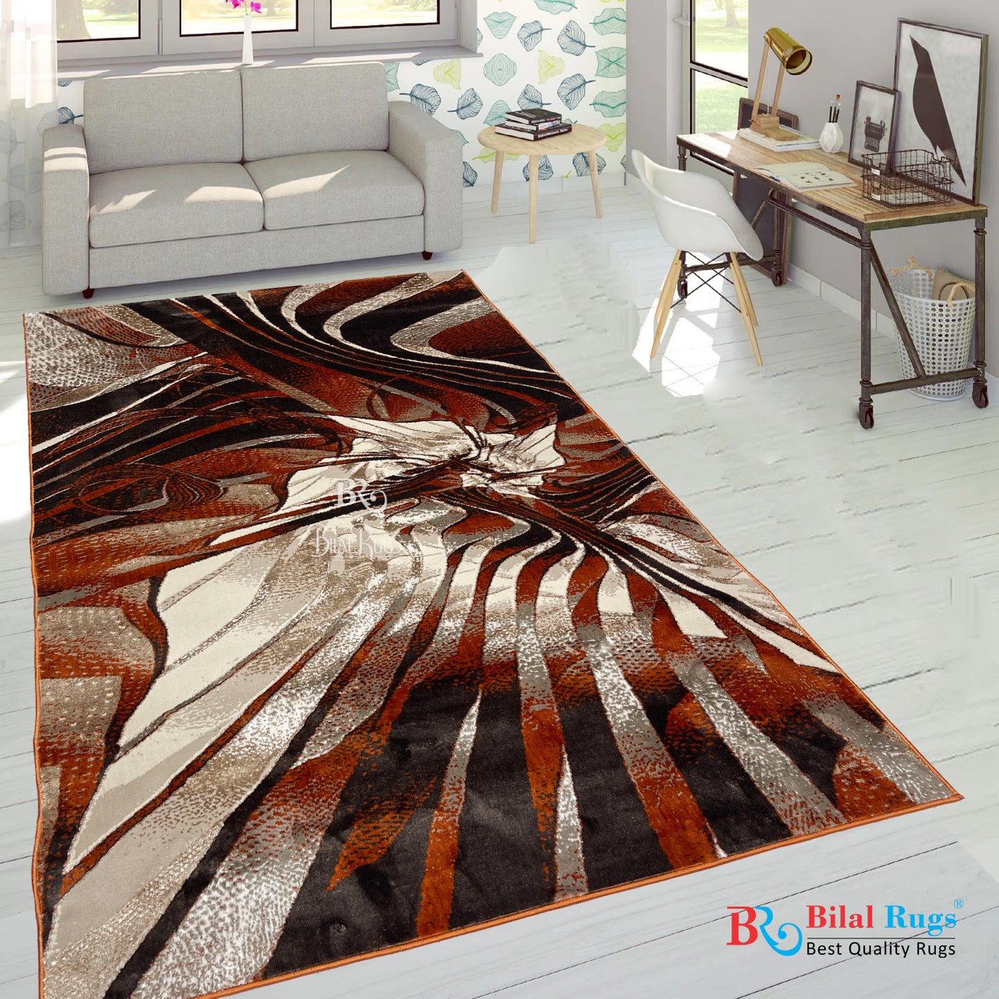 Turkish Top Quality Silk.(Article-1086-Rust)