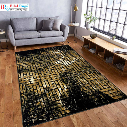 Persian  Polypropylene Rug,back woven(Article-153-Ferozi)
Size : 6.6 ft width x 9.6 ft length (200cm x 290cm)