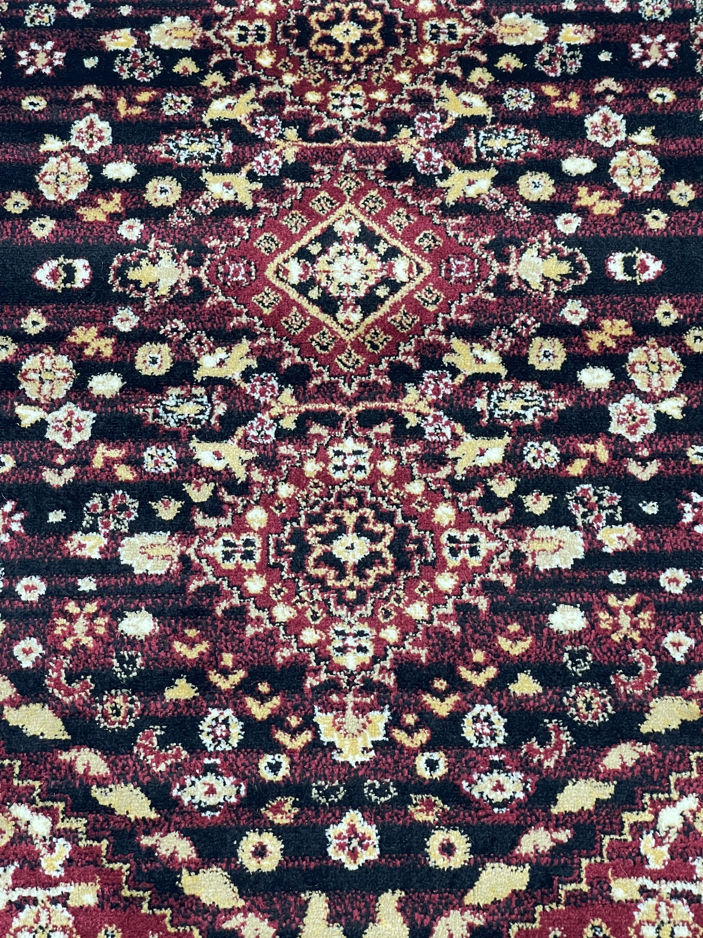 Persian polypropylene Rug,back woven
(Article-23-Black)