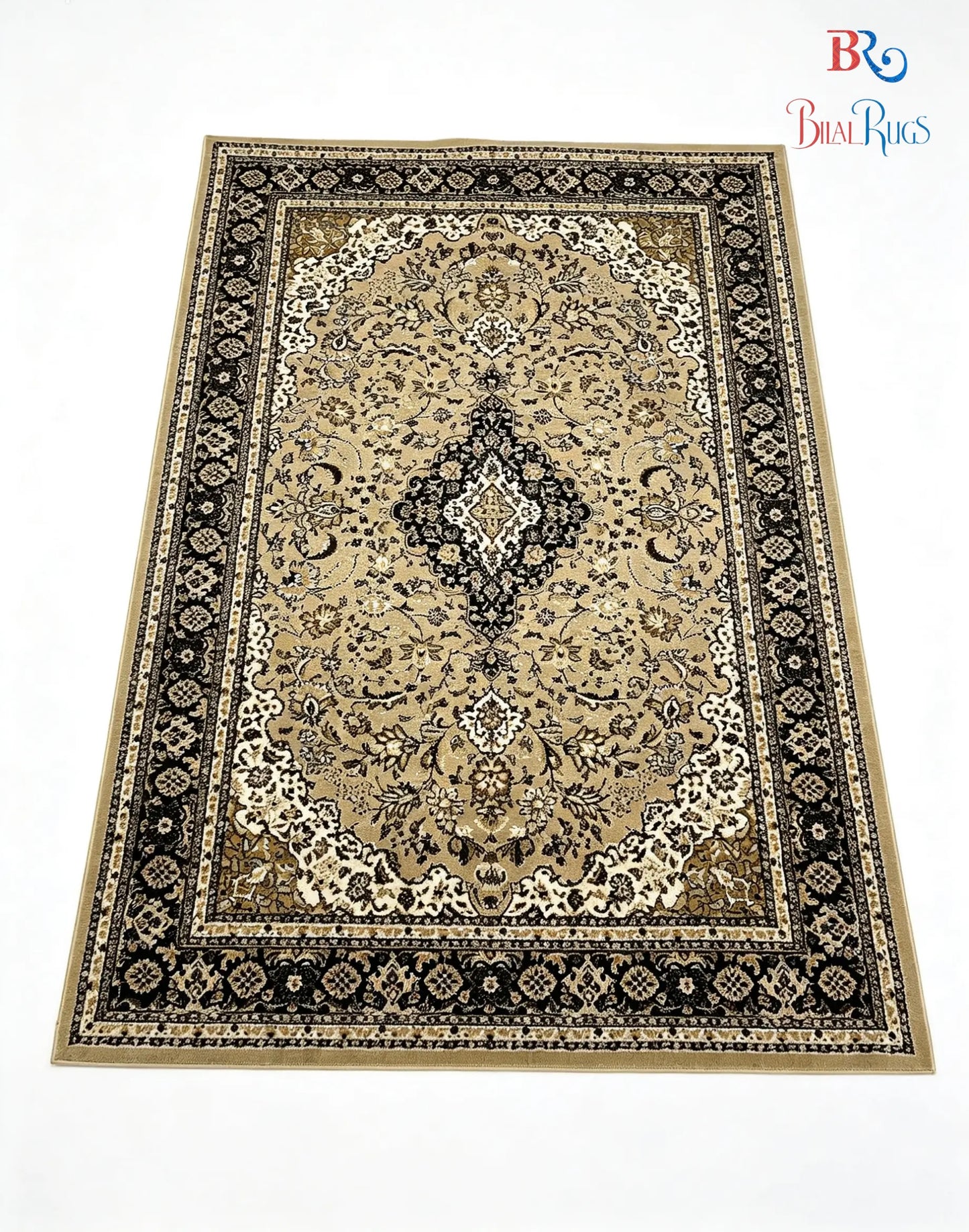 Modern polypropylene Rug,back woven(Article-01-Beige)