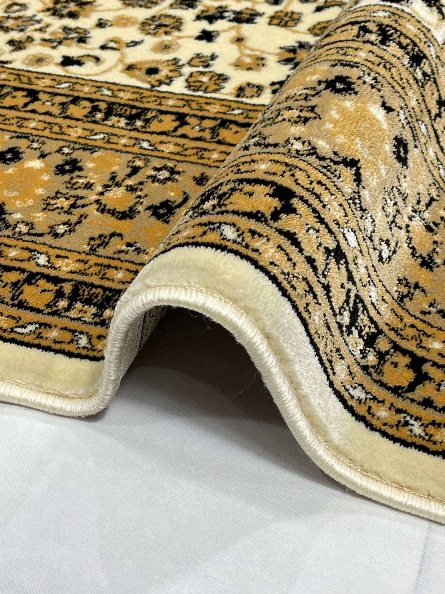 Persian polypropylene Rug,back woven(Article-140-Off white)