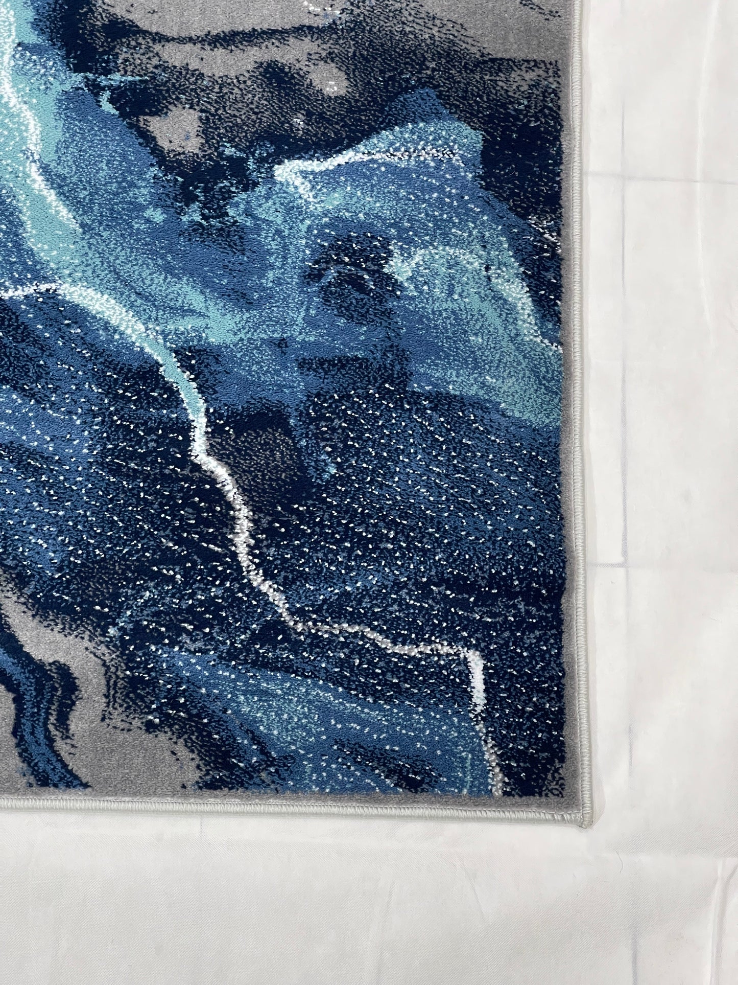 Modern polypropylene Rug,back woven(Article-3455-Grey)