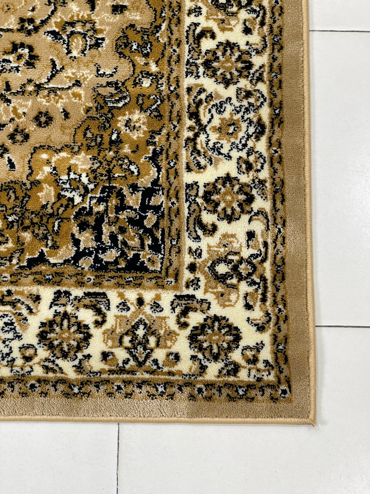 Persian polypropylene Rug,back woven(Article-01-Beige)