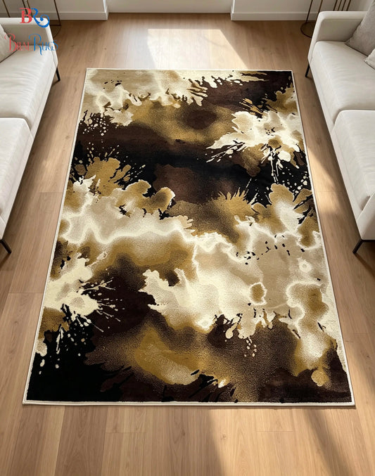 Modern polypropylene Rug,back woven(Article-143-Off white)
Size : 6.6 ft width x 9.6 ft length (200cm x 290cm)