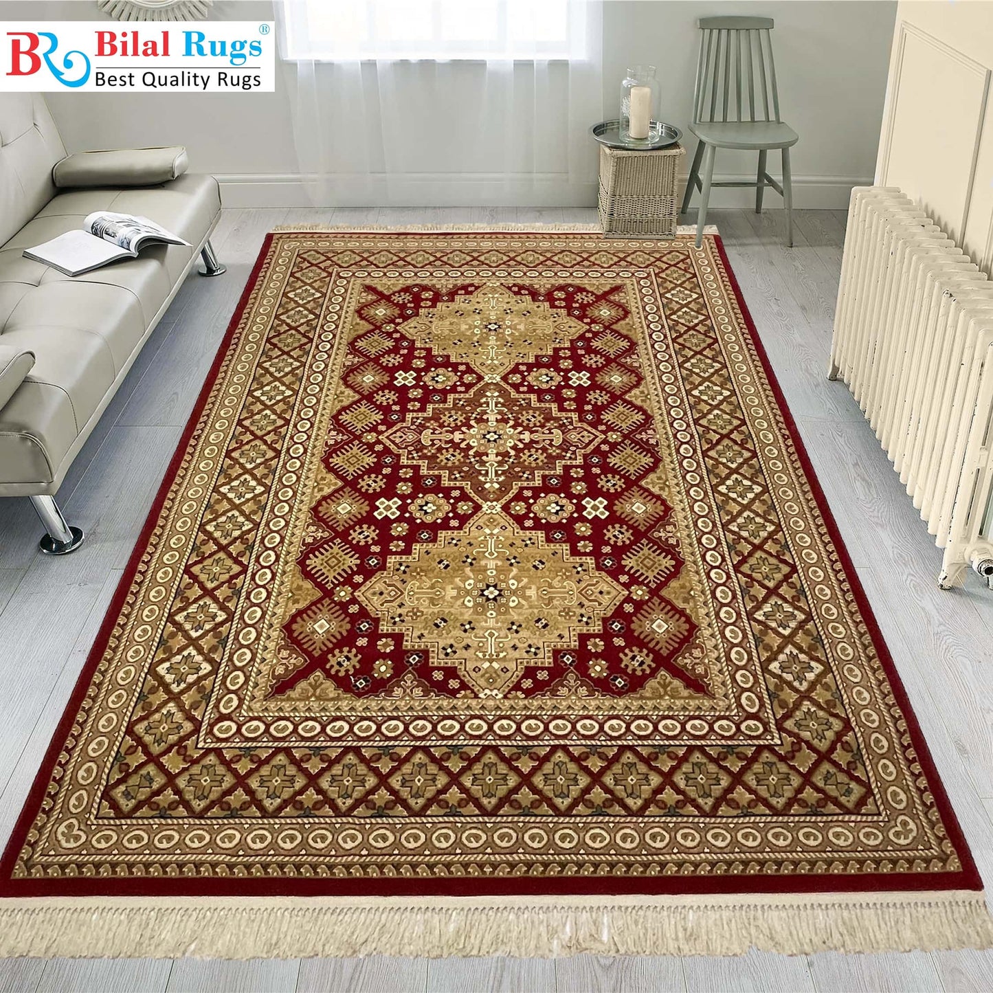 Persian Vintage Rug,back woven(Article-812-Red)
Size : 6.6 ft width x 9.6 ft length (200cm x 290cm)