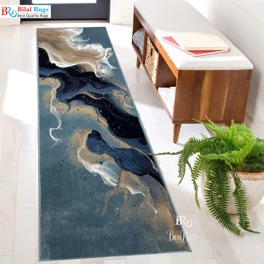 Feroze Modern Polypropylene Woven Runner.
Size : 2.6 ft width x 6.6 ft length 
(80 cm x 200 cm)