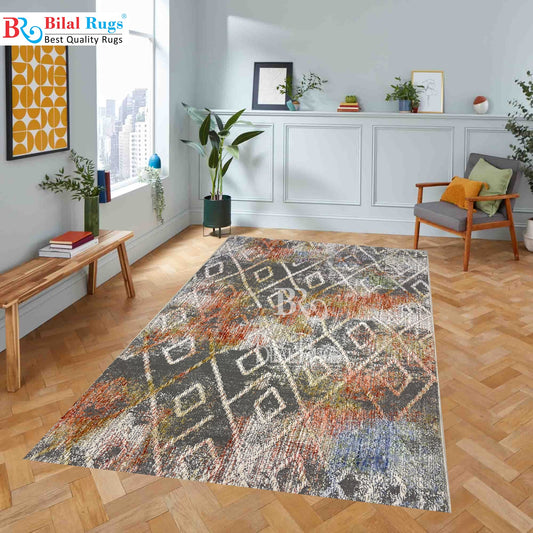 Irani viscose Rug , Woven Back
Article-311-Multi
Size : 3 ft width x 5 ft length (100 cm x 150cm)