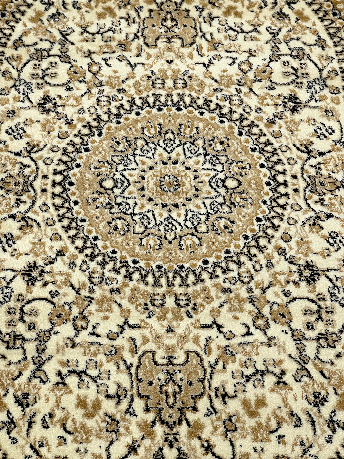 Persian polypropylene Rug,back woven(Article-22-off white)