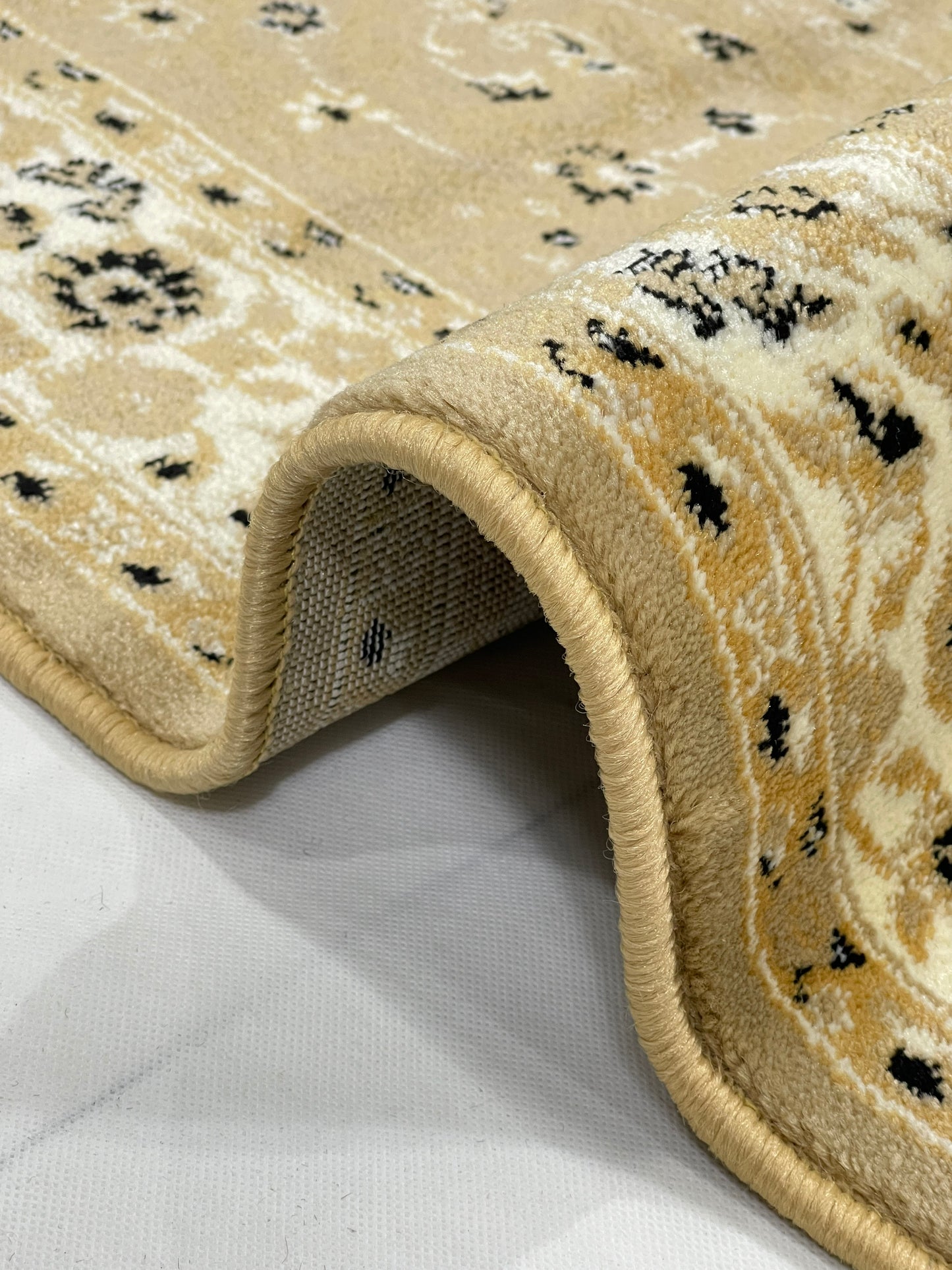 Persian polypropylene Rug,back woven(Article-19-Beige)