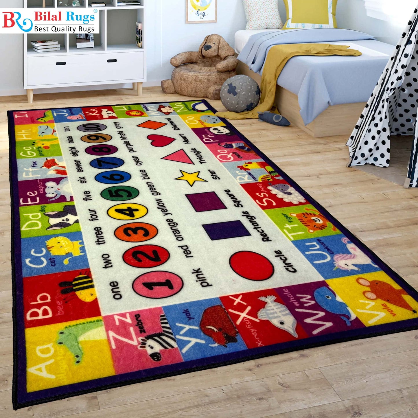 TPR Non Woven Rugs For Kids Room
Article-85-Skin , Multi