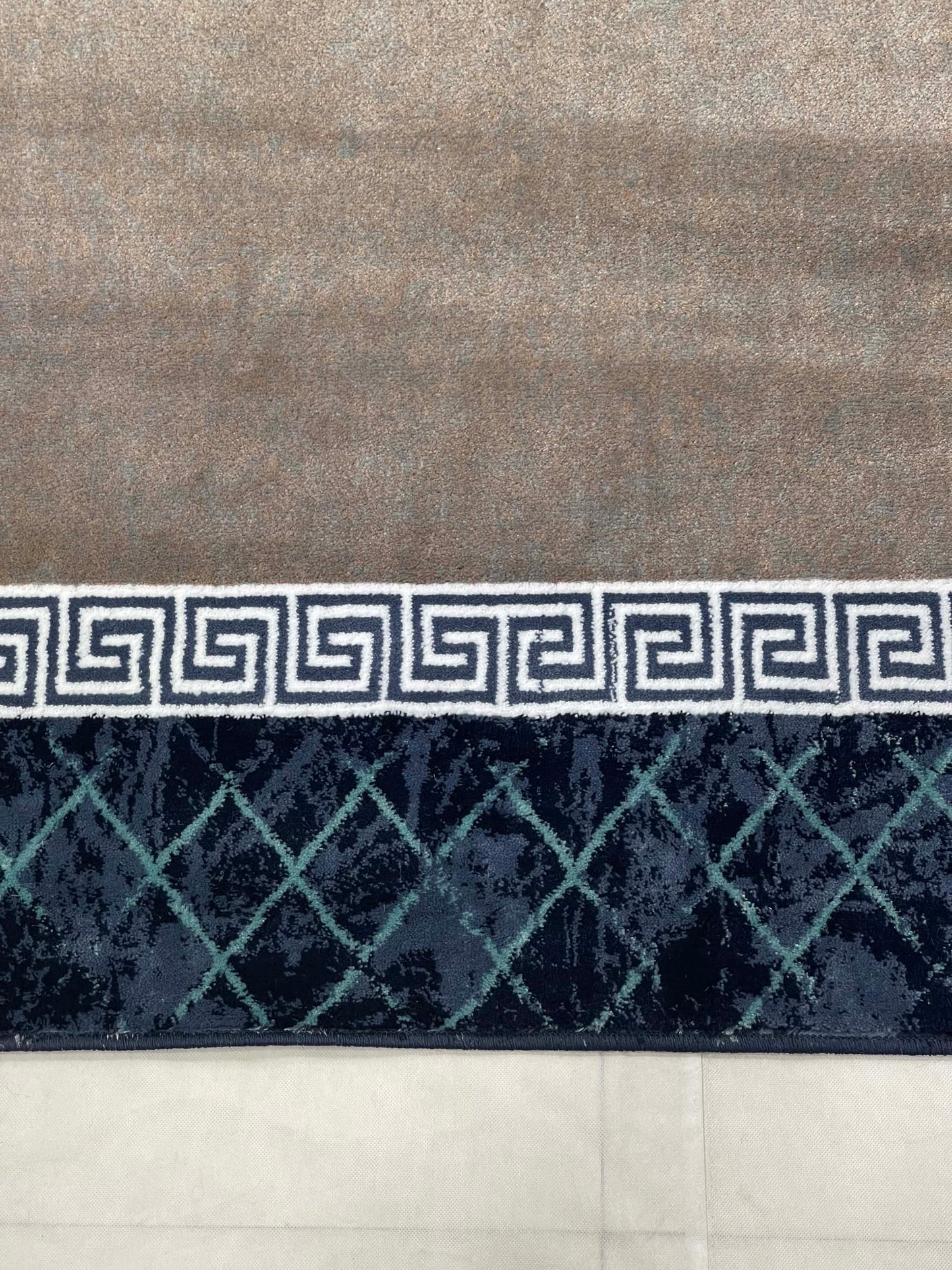 Modern polypropylene Rug,back woven(Article-304-Blue)
Size : 5ft width  x 7.3ft length (150cm x 220cm)