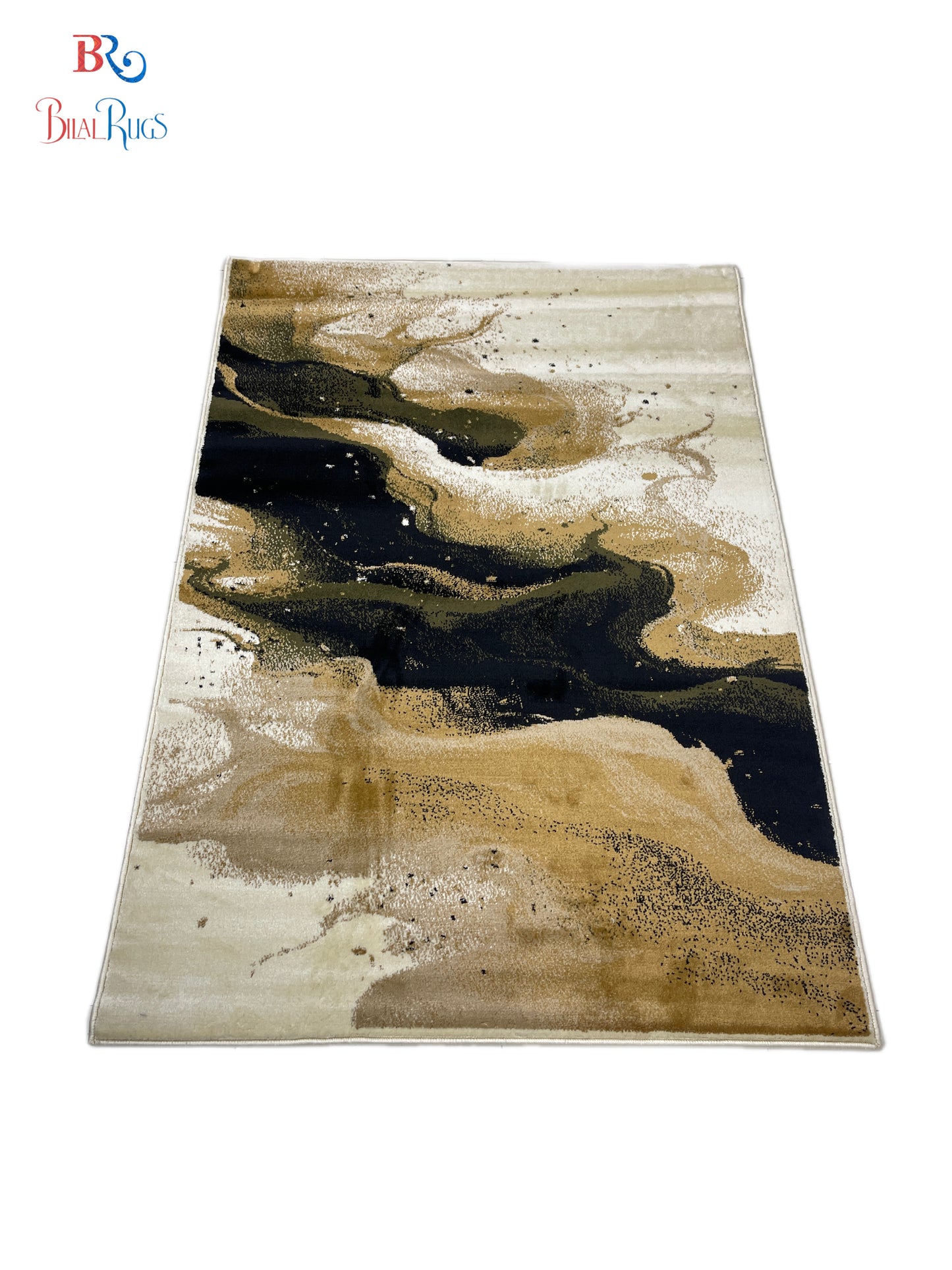 Modern Polypropylene Rug,back woven(Article-655-Off white)