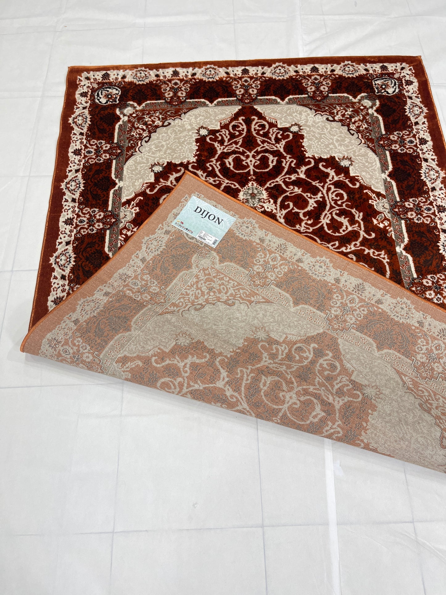 Turkish Top Quality Silk.(Article-1067-Rust)